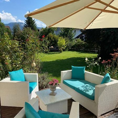 Charmantes Garten-Apartment: Erholung Im Chiemgau Unterwössen Dış mekan fotoğraf