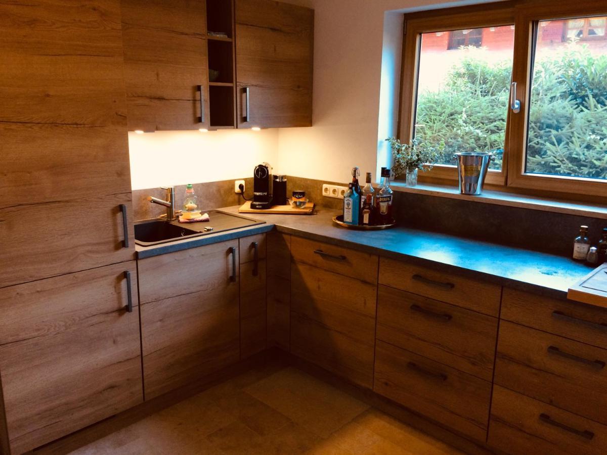 Charmantes Garten-Apartment: Erholung Im Chiemgau Unterwössen Dış mekan fotoğraf