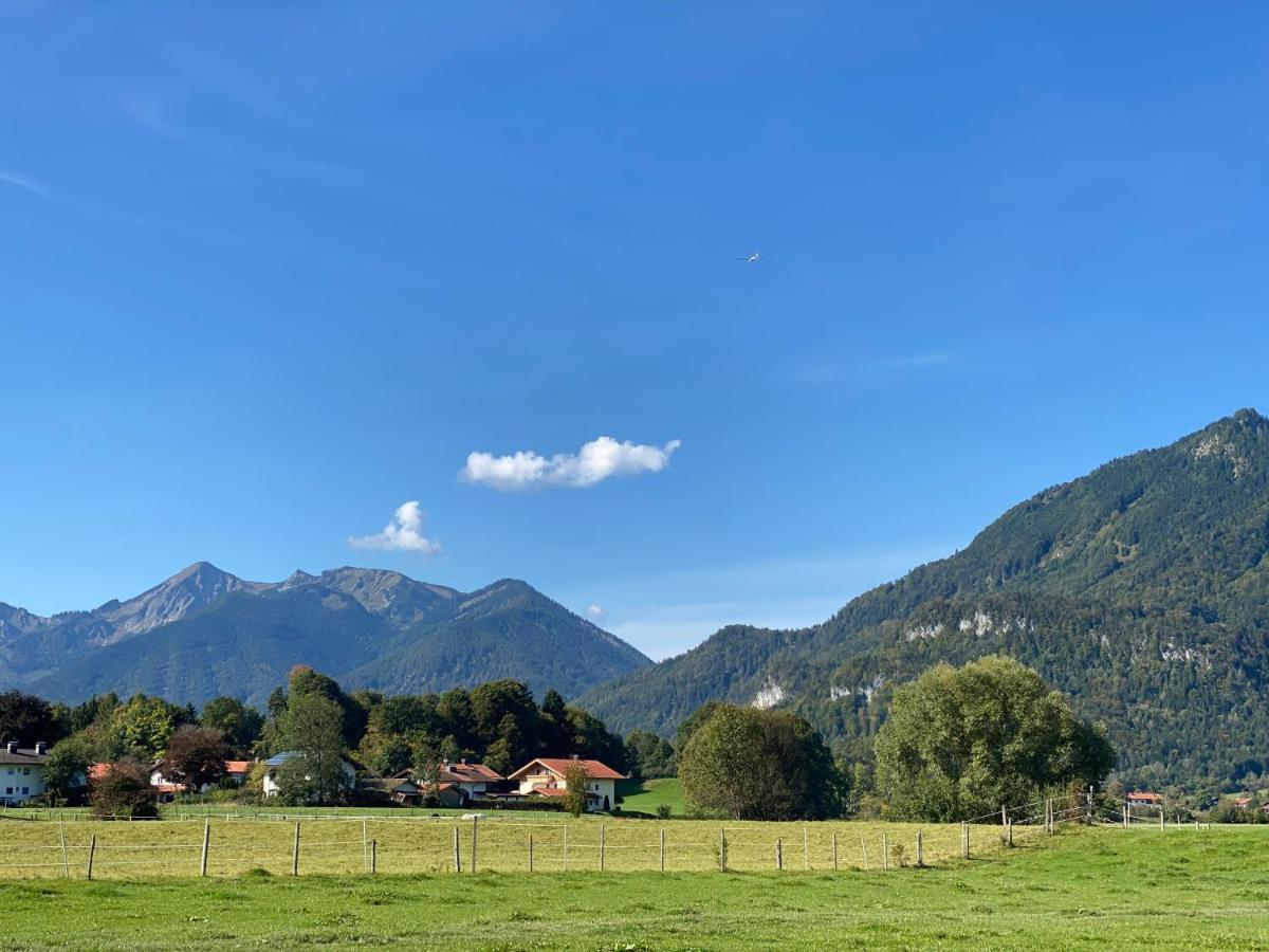 Charmantes Garten-Apartment: Erholung Im Chiemgau Unterwössen Dış mekan fotoğraf
